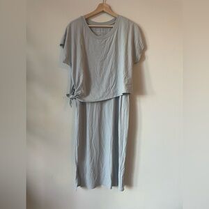 Soft Surroundings side tie T shirt dress